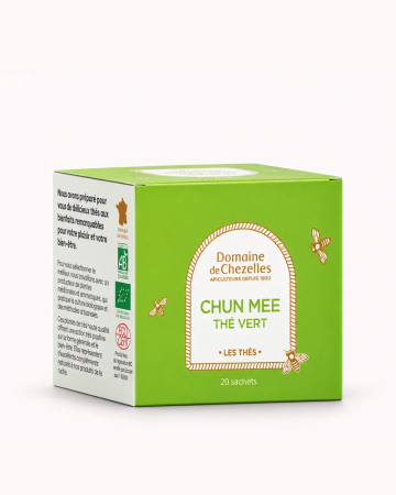 Thé Vert Bio Chun Mee | Domaine de Chezelles