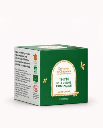 Tisane bio au thym de la Drôme | Domaine de Chezelles