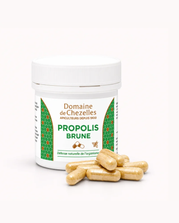 Gélules de Propolis Brune | Domaine de Chezelles