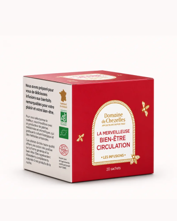 Tisane bio circulation naturelle et bien-être