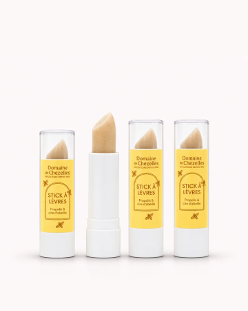 Stick lèvres propolis et cire | Domaine de Chezelles