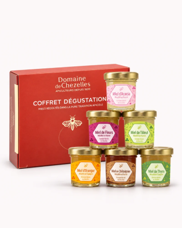 Coffret de Miels de dégustation | Domaine de Chezelles