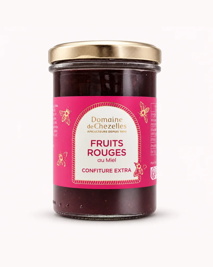 Confiture de Fruits Rouges au Miel | Domaine de Chezelles Confiture de Fruits Rouges au Miel | Domaine de Chezelles