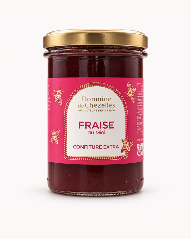 Confiture de Fraise au Miel | Domaine de Chezelles Confiture de Fraise au Miel | Domaine de Chezelles