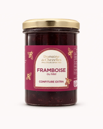Confiture de Framboise au Miel | Domaine de Chezelles