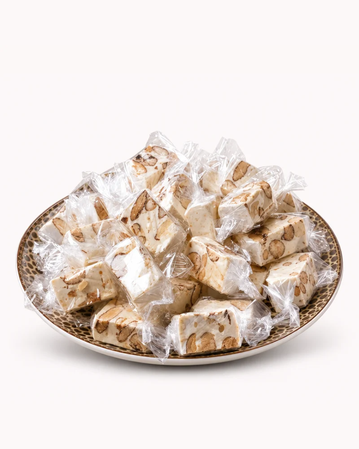 Nougat blanc en bouchées | Domaine de Chezelles Nougat blanc en bouchées | Domaine de Chezelles