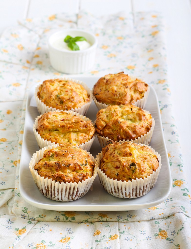 Muffins aux carottes, miel et fromage de chèvre