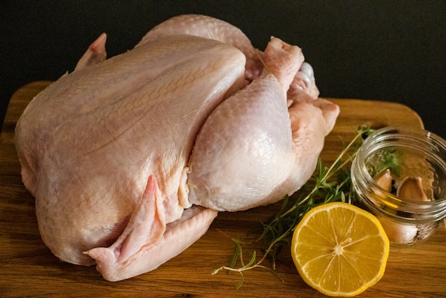 poulet mariné au miel citron