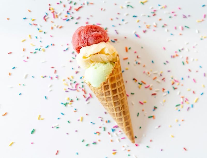 glace au miel