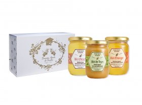 Coffret dégustation 6 Pots de Miel & Cuillère - La Miellerie des Arves