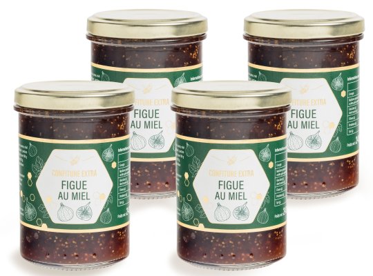 Confiture Figue au Miel les 4 pots de 230 g