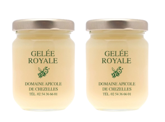 Les 2 pots de 100 g gelée royale