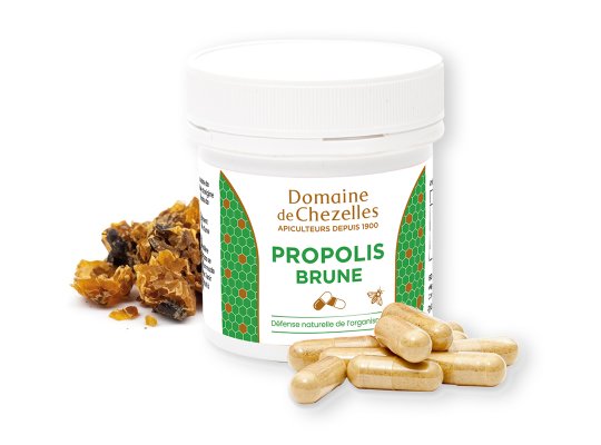 Gélules à la propolis brune